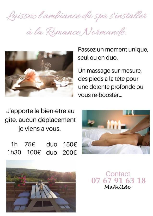 La Romance Normande Gite Balneo, Massages, 2 Pers. Les Authieux-sur-Calonne Eksteriør bilde